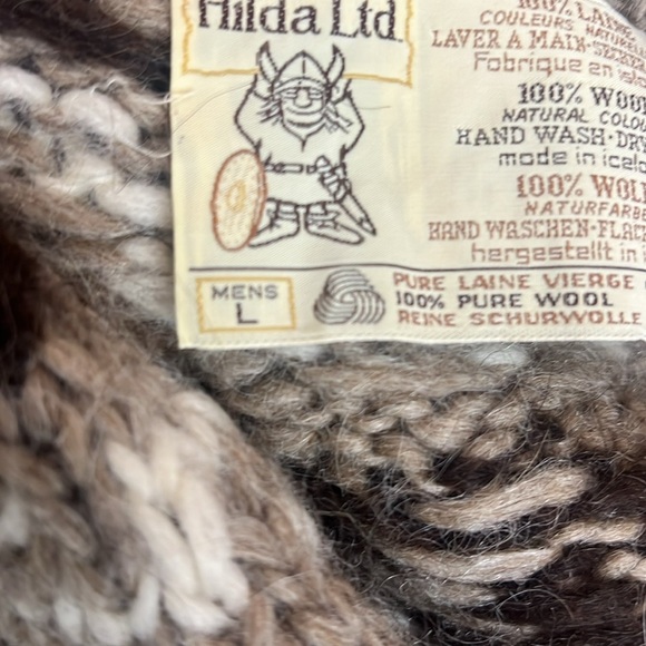 Vintage Hilda Ltd. Wool Cardigan Size Mens L - Picture 8 of 9